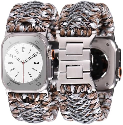 Tefeca Titan Series Paracord Band for Apple Watch Ultra 2/49mm
