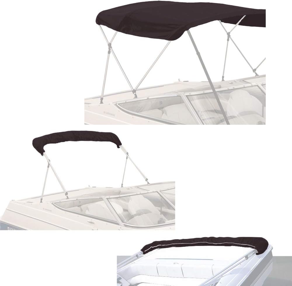 Durable 4 Bow Bimini Top Replacement Cover for Boats