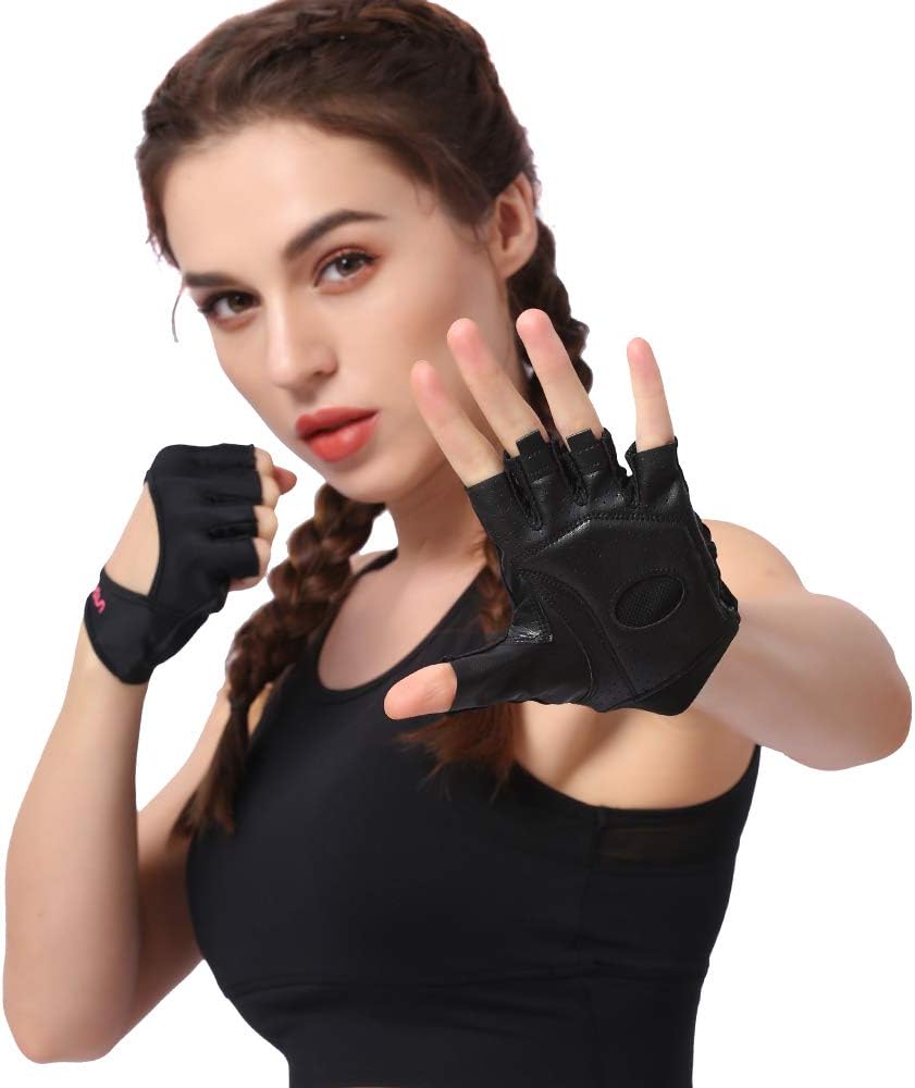 Anser Women's Half Finger Workout Gloves