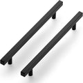 Ravinte Cabinet Handles 25 Pack 7-1/2 in Matte Black Pulls - Sleek