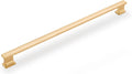 13.6 in Brushed Gold Cabinet Handles 6 Pack - Durable Kitchen Pulls