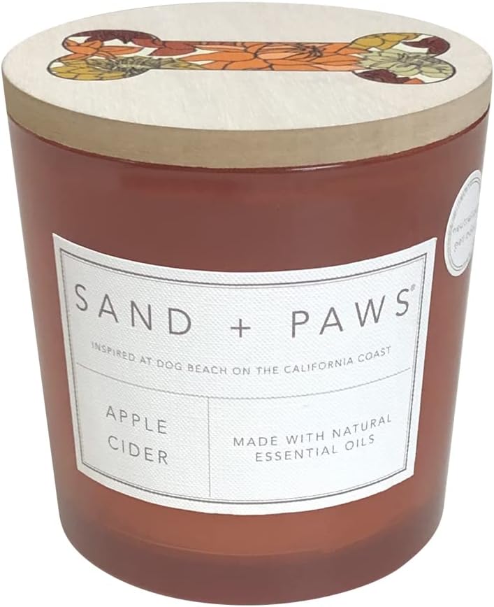 Scented Candle for Pet Odor Neutralization - Apple Cider