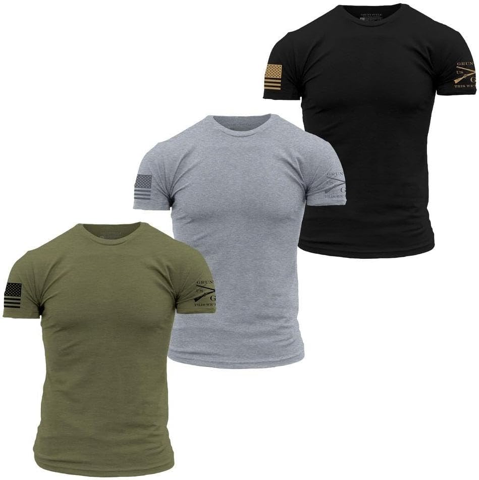 Grunt Style Basic Crew T-Shirt Pack for Ultimate Comfort