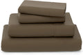 Bamboo Sheets King 4-Piece Set - Chocolate, Cooling & Silky