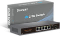 2.5G Unmanaged Ethernet Switch with 5 x 2.5G Ports - Silent Metal