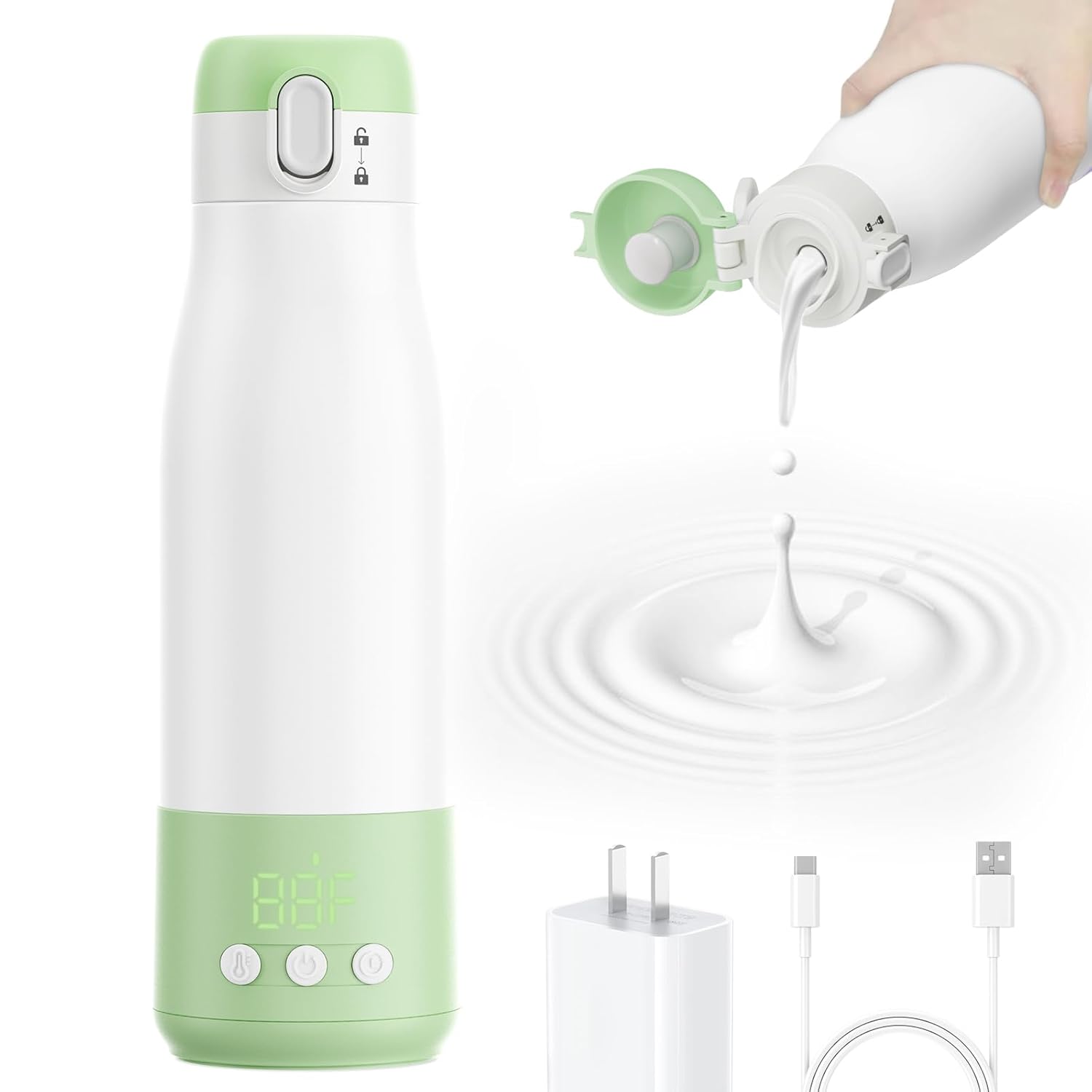 Travel-Ready Bottle Warmer - On-The-Go Bliss!
