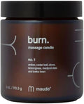 Jojoba Oil Massage Candle Burn No. 1 - Warm Amber Massage Oil