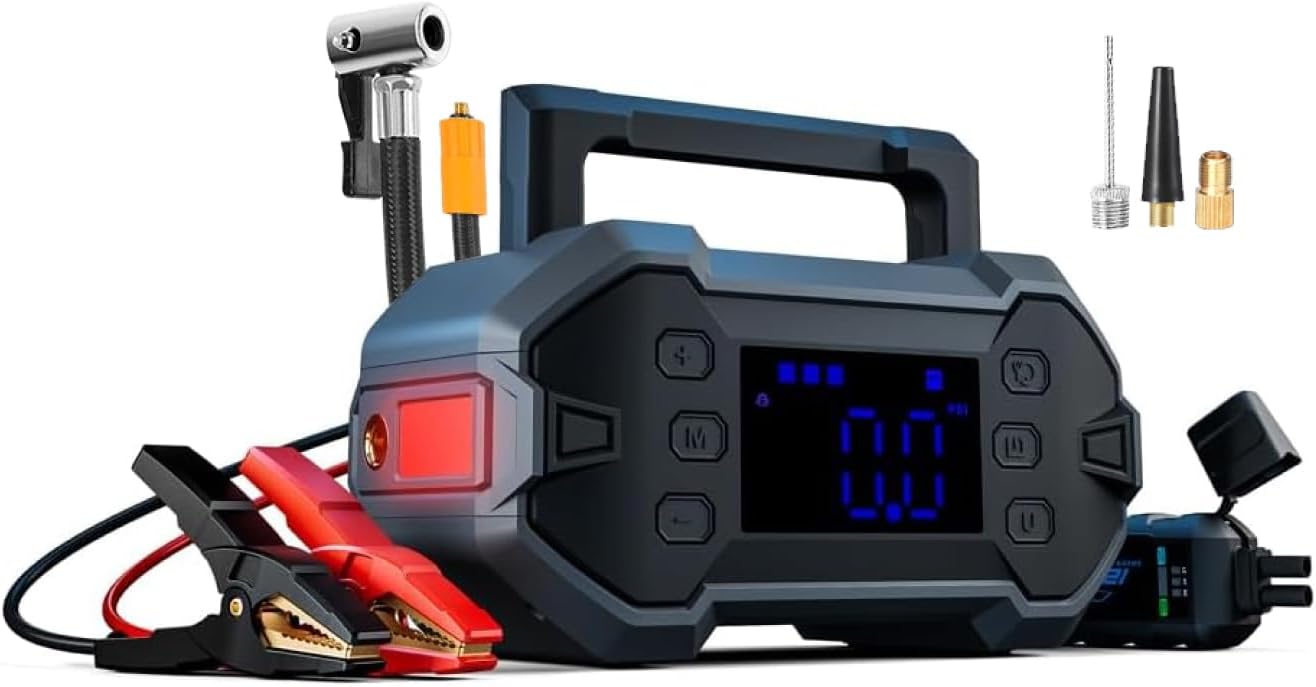 3000A Power Boost: Portable Car Jump Starter