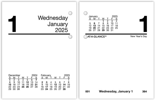 Stay Organized Daily: 2025 Mini Desk Calendar Refill