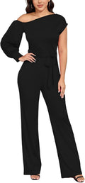 DeftSharp 2025 Womens Sexy Cocktail Off-Shoulder Jumpsuit - Elegant