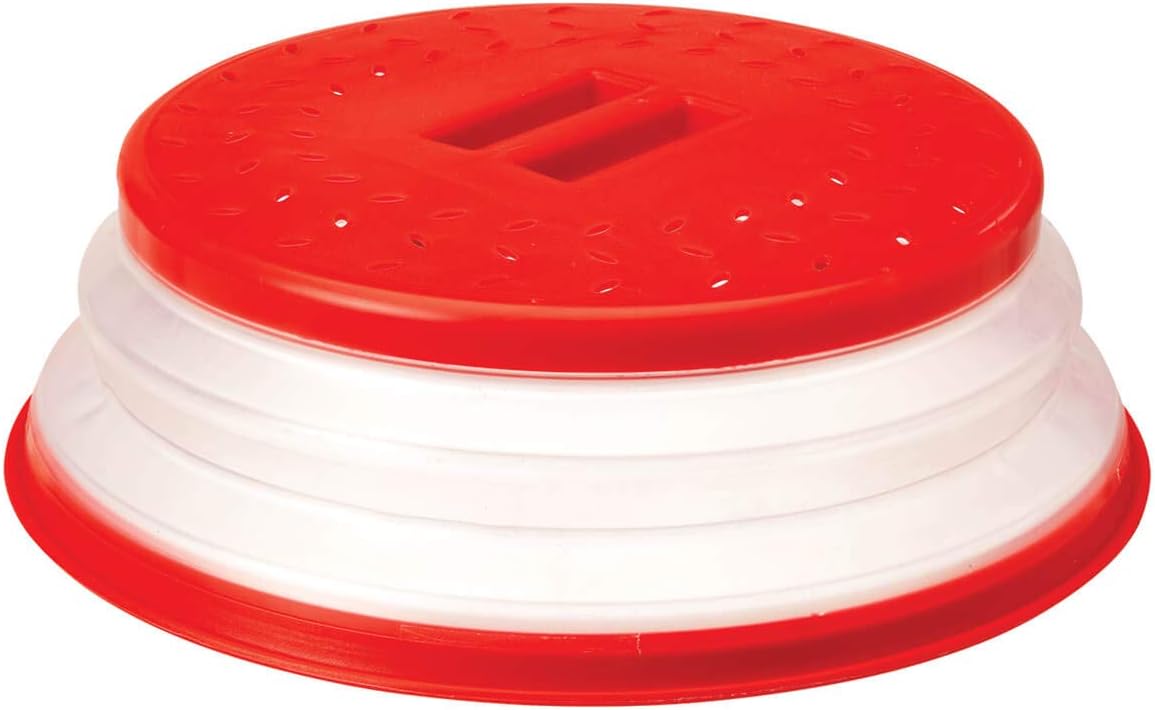 Fox Valley Traders Collapsible Microwave Cover - Mess-Free Cooking