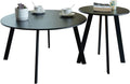 Outdoor Patio Coffee Table Set of 2 for Living Room and Balcony