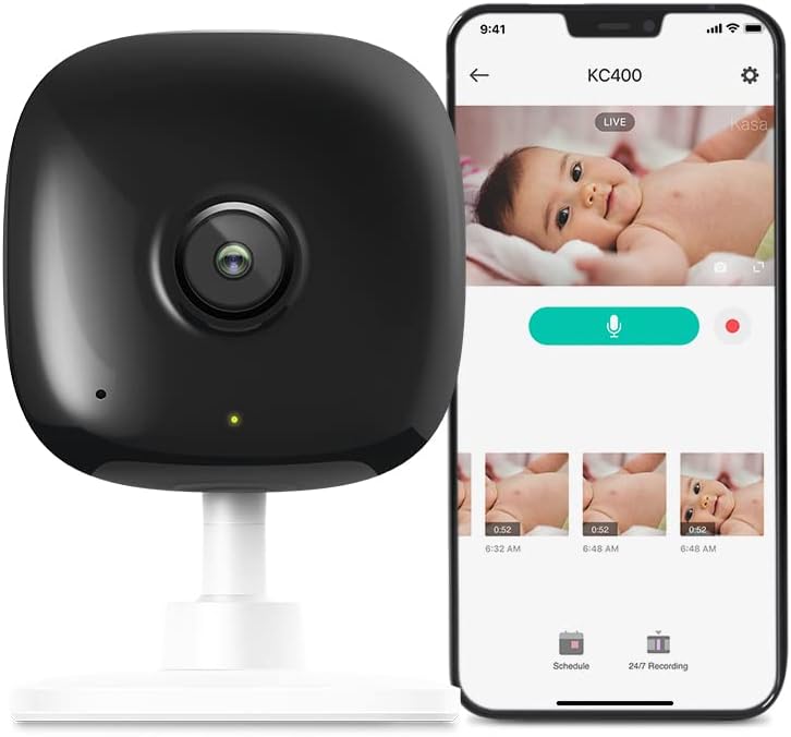 Kasa Smart 2K QHD Indoor Security Camera with Night Vision