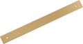 Amerock Ladera 12 in Center-to-Center Rectangle Backplate - Champagne