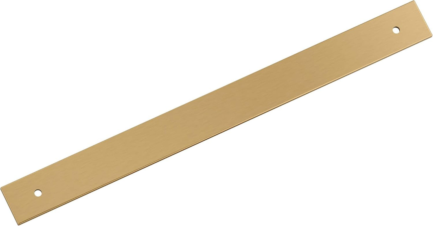 Amerock Ladera 12 inch Champagne Bronze Cabinet Pull Backplate