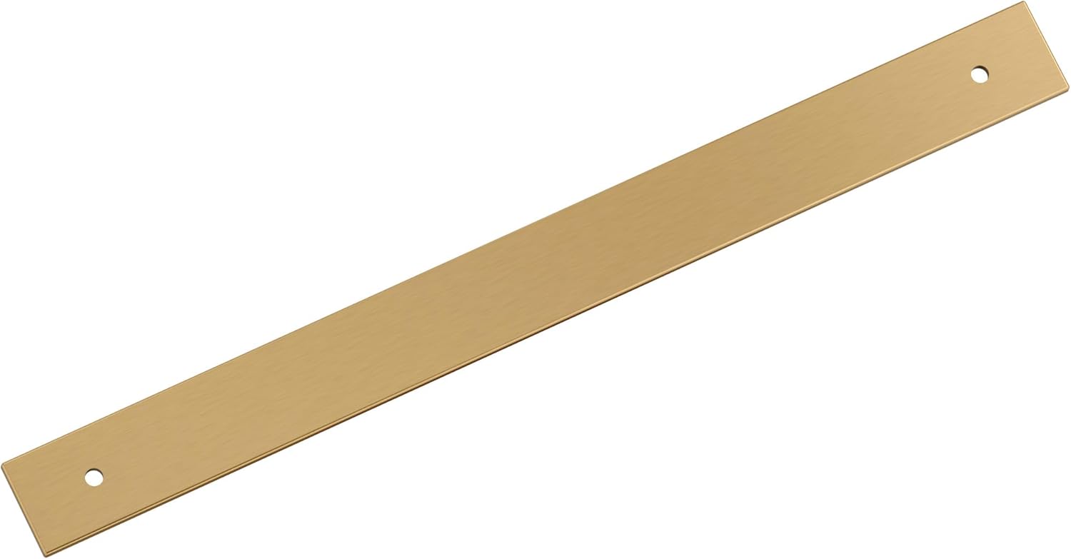 Amerock Ladera 12 inch Champagne Bronze Cabinet Pull Backplate