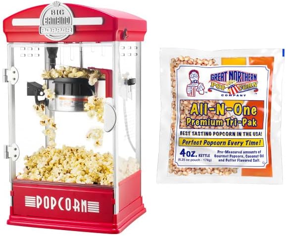 Easy-Pop Bambino Popcorn Machine Bundle by Great Northern Popcorn