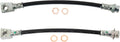 TRQ Rear Brake Hose Set for 2003-2005 Jeep Liberty Vehicles