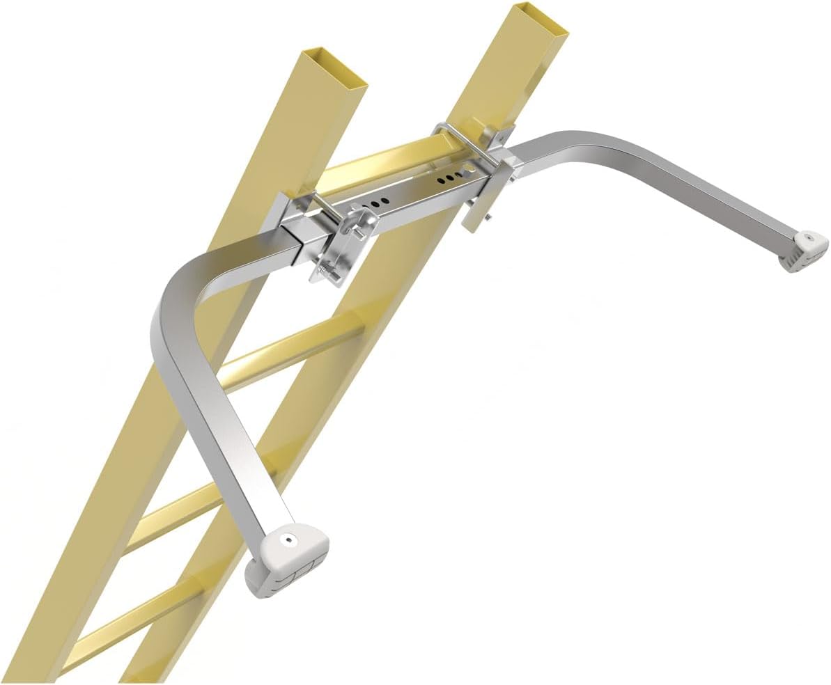 Ladder Stabilizer for Roof with Non-Slip Rubber Bottom Pad