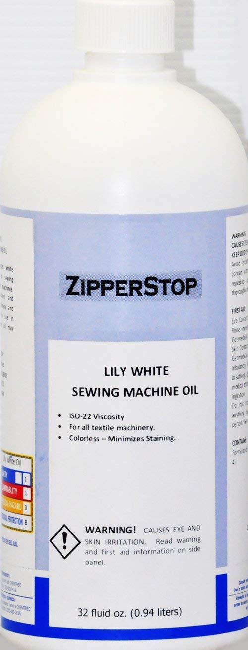 Lily White Sewing Machine Oil - 32oz Made in USA