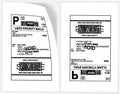 Half Sheet Self-Adhesive Shipping Labels for Laser & Inkjet Printers