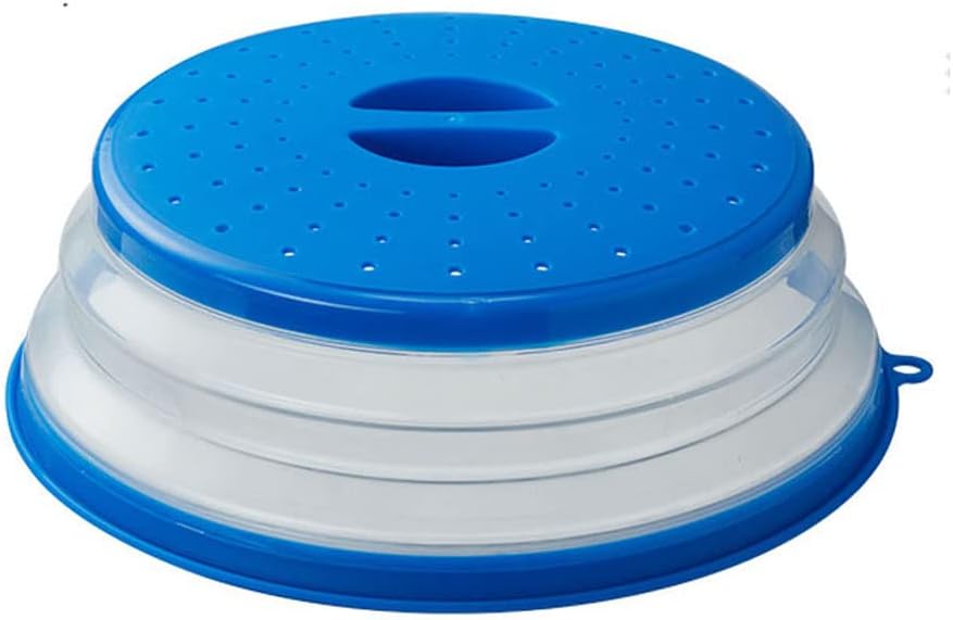 10.5 Collapsible Microwave Splatter Cover - Dishwasher-Safe & BPA-Free