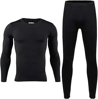HEROBIKER Long Johns Thermal Underwear for Men Skiing Winter Gear