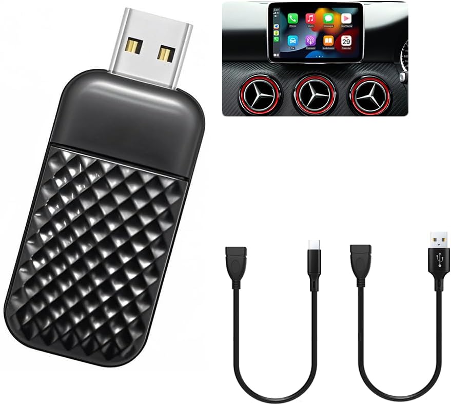 2025 Upgrade: CarPlay & Android Auto Wireless Adapter