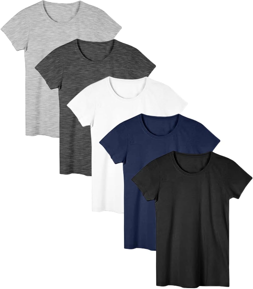 Sexy Basics Women's Cotton Stretch Color T Shirts for Every Occasion