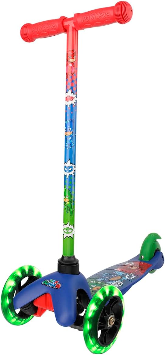 Self Balancing Kick Scooter with Light Up Wheels for Kids