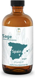 Sage Essential Oil - Steam Distilled Spanish Sage for Aromatherapy