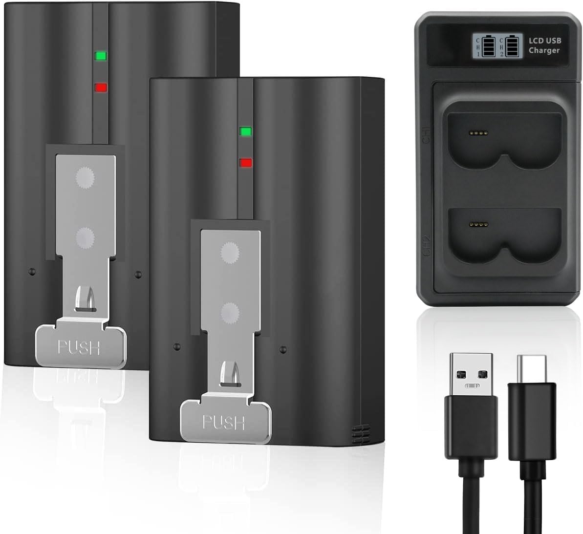 7200mAh Replacement Battery Pack with LED Charger for Ring