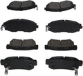 Replacement Brake Pads Front and Rear Ceramic for Hyundai Sonata