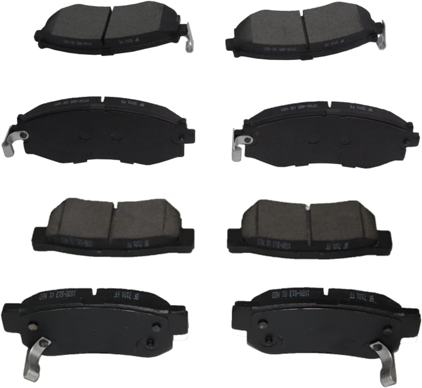 Replacement Brake Pads for Hyundai Sonata & Kia Optima 2001-2003