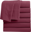 FreshCulture King Flat Sheets Only Pack of 6 - Durable Soft Microfiber