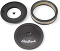 Edelbrock 1203 Pro-Flo Black 10in Round Air Cleaner - Slim Satin