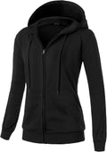 GIVON Women's Lightweight Zip Up Hoodie - Soft, Breathable Layer