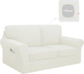 Easy-Going 5 Piece Stretch Loveseat Cover Set - Washable Protection