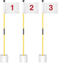KINGTOP Golf Flagstick Mini Putting Green Flag Set - Easy Ball