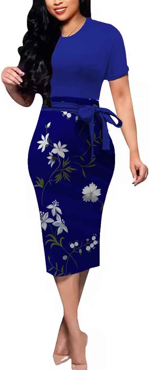 Stylish BOGURST Women Midi Bodycon Dress for Any Occasion