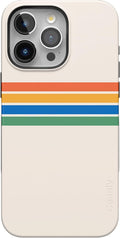 Casely iPhone 15 Pro Max Case - Totally Groovy Colorblock Rainbow