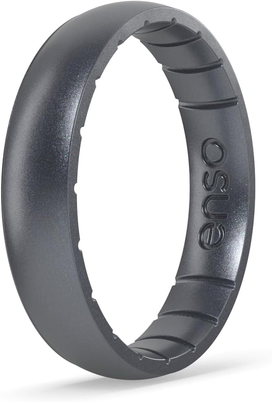 Enso Rings Thin Elements Silicone Ring for Stackable Style