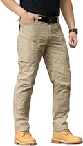 NAVEKULL Men's Hiking Tactical Pants Rip-Stop Cargo - Durable Utility