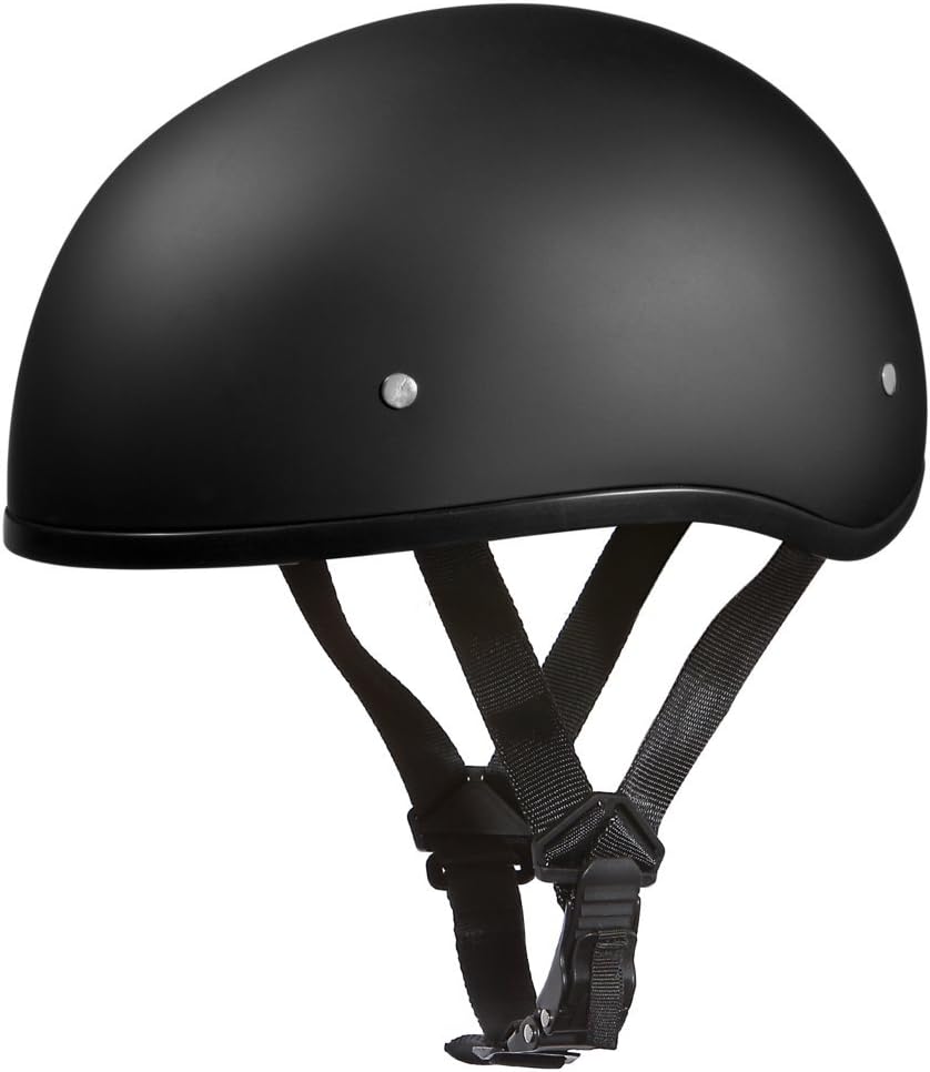 Daytona Lightweight Skull Cap Helmet - Stylish DOT Approved Protection