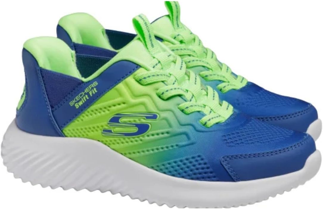 Skechers Girls Microspec Advance: Easy-On Adaptive Closure Shoes