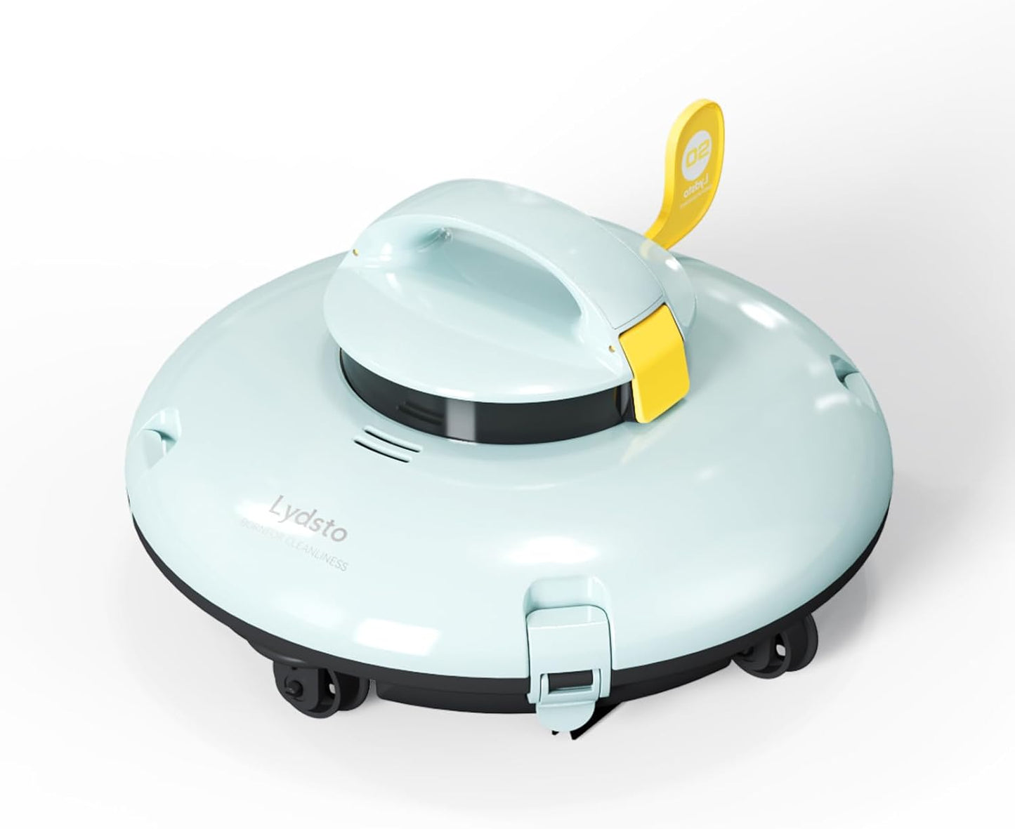 Cordless Robotic Pool Cleaner for Above Ground Pools - Yellow