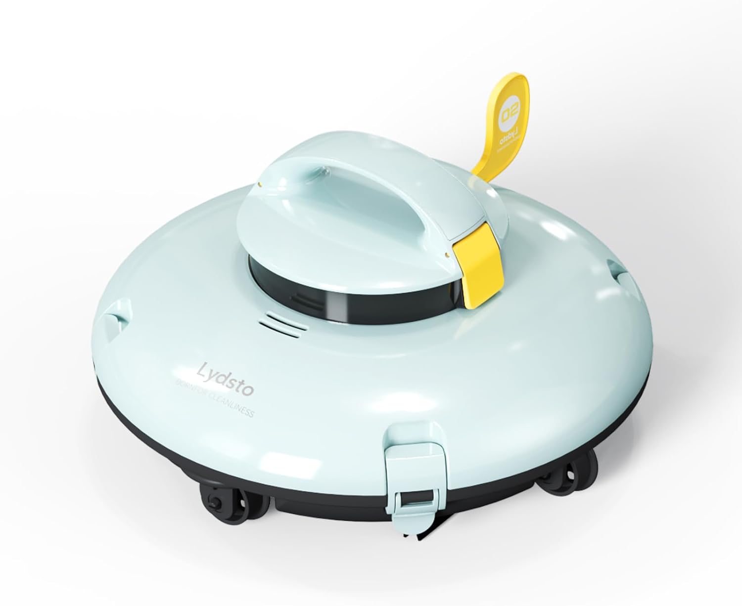 Cordless Robotic Pool Cleaner for Above Ground Pools - Yellow