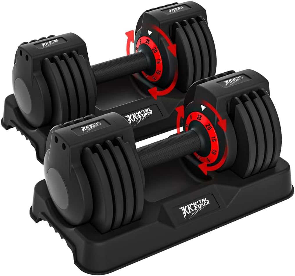 Adjustable Dumbbells Set for Full Body Workout & Fitness