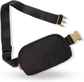 Boutique Belt Bag for Women - Black Mini Crossbody Fanny Pack