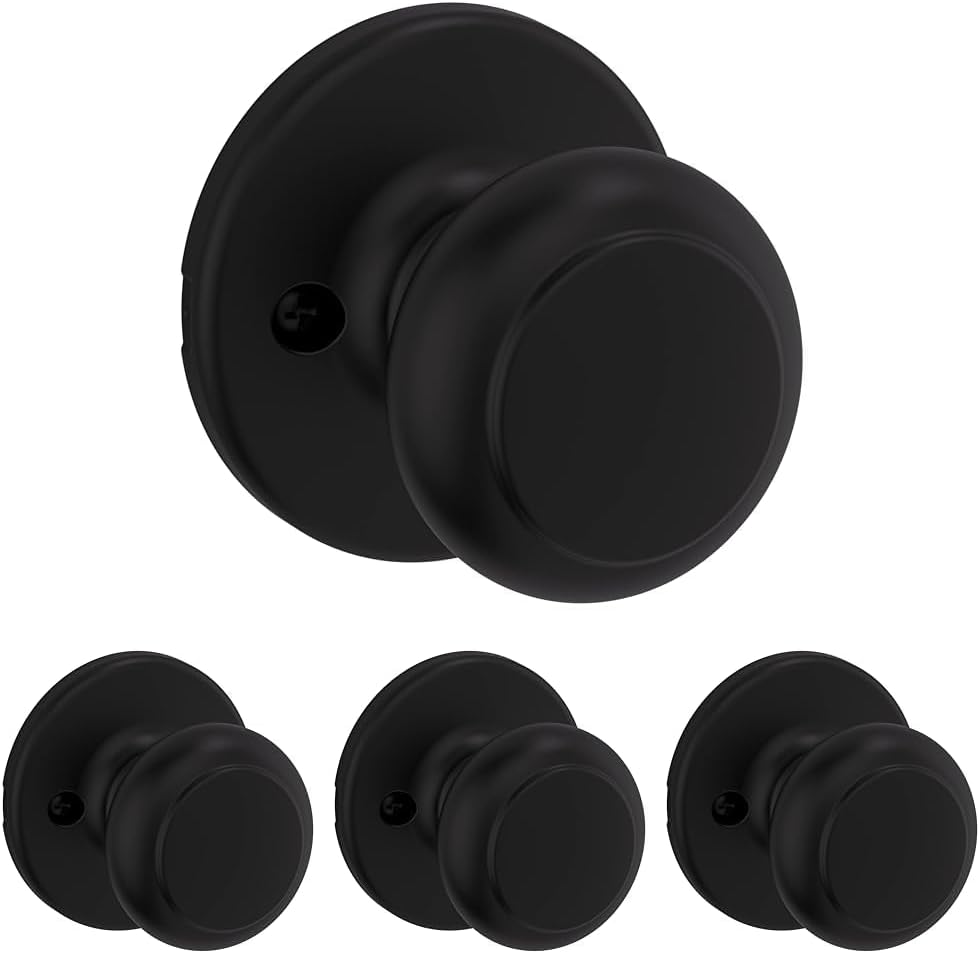 Kwikset Cove Dummy Door Knob for Closets and Pantry Needs
